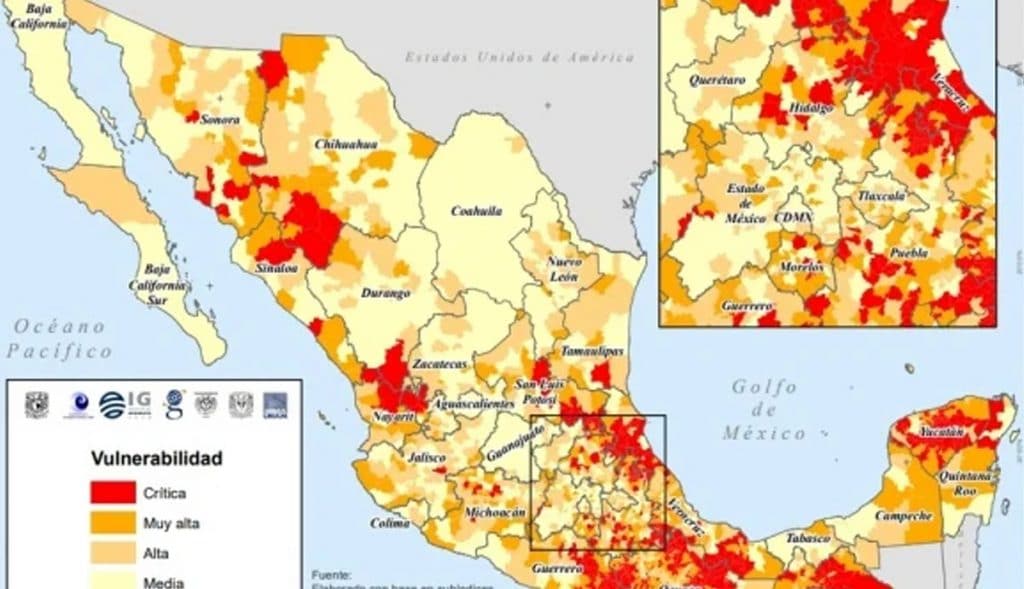 Conoce el mapa de vulnerabilidad municipal ante Covid-19