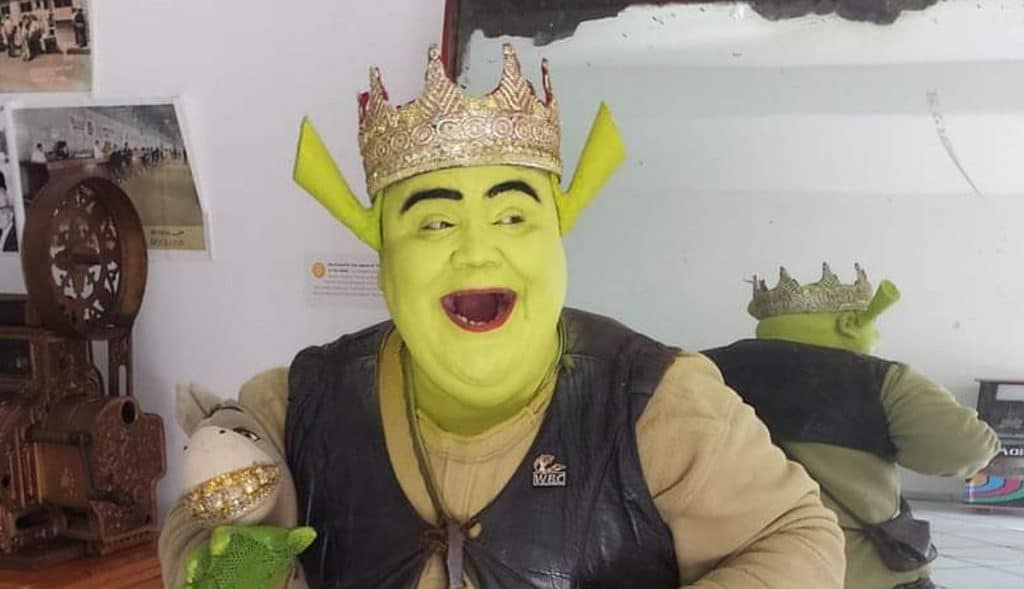 Shrek de Tijuana delicado de salud