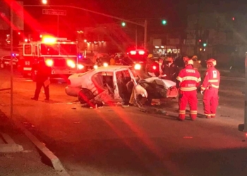 Fuerte accidente vehicular deja lesionados.