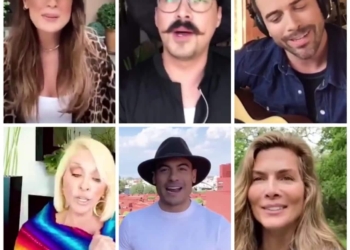 Artistas e influencers graban el Cielito Lindo para los mexicanos