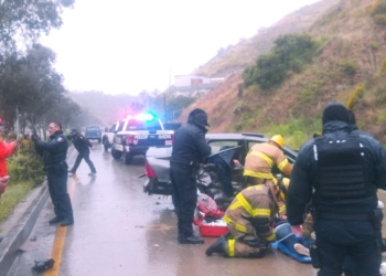 Fuerte accidente en el Rosas Magallón