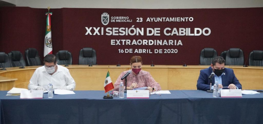 Cabildo de Mexicali hará sesiones virtuales