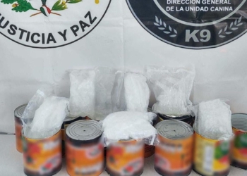 Hallan metanfetamina en latas de salsa