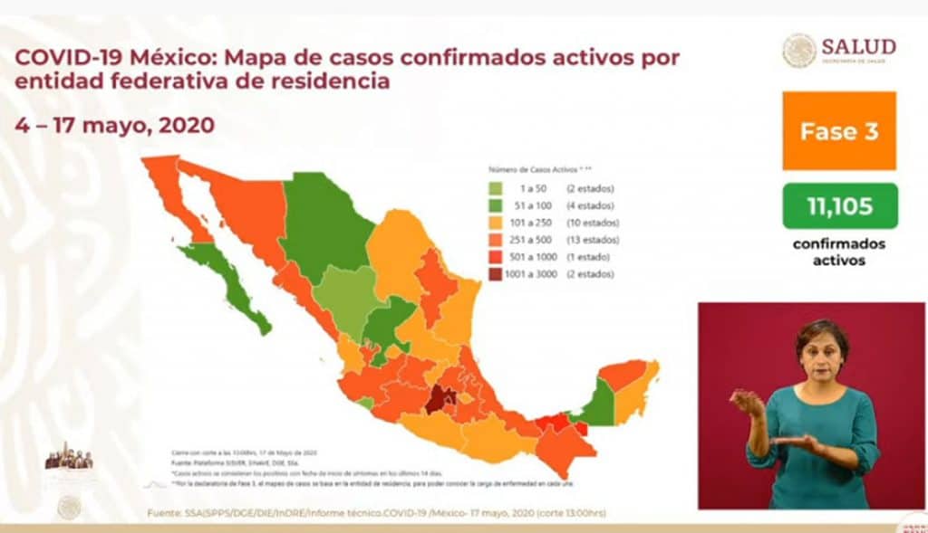 México registra cifra más baja de muertos por Covid-19 en 5 días