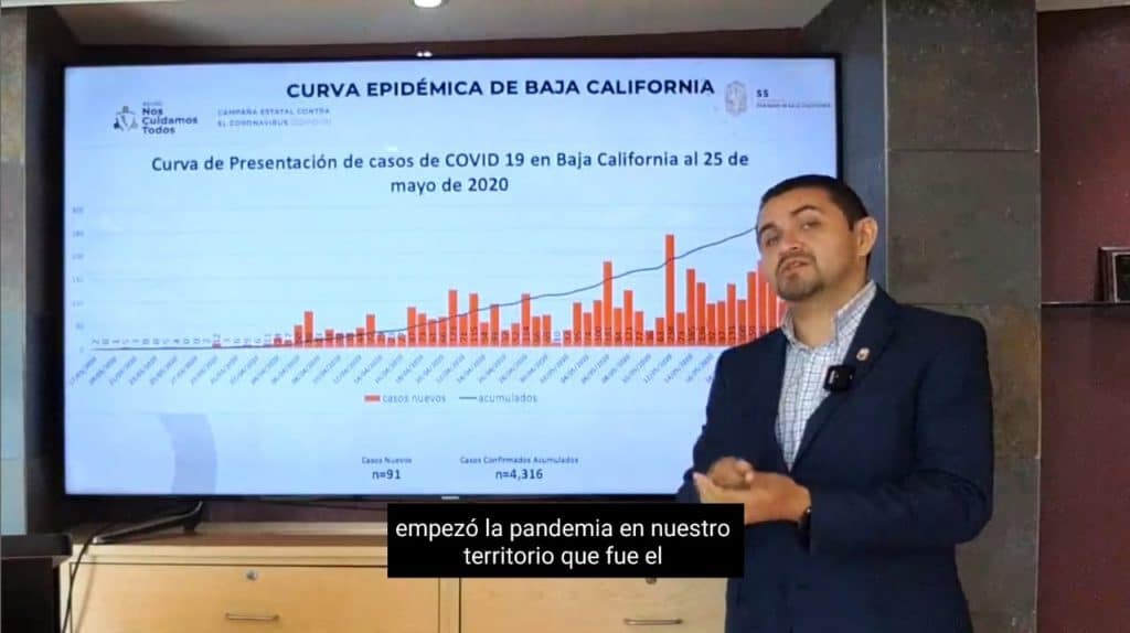 Incrementan a 9.1 las muertes diarias por Covid-19 en BC