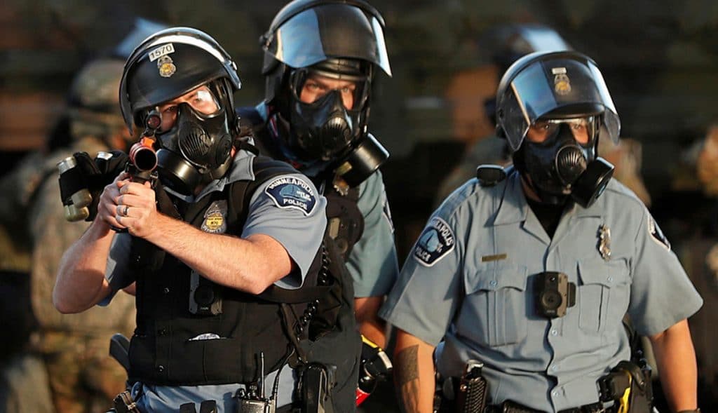 policía en Minnesota