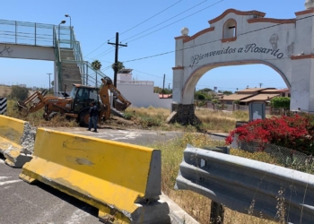 Cierran accesos a Rosarito para impedir entradas injustificadas