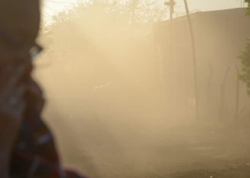 Tolvaneras y temperaturas calurosas en la región