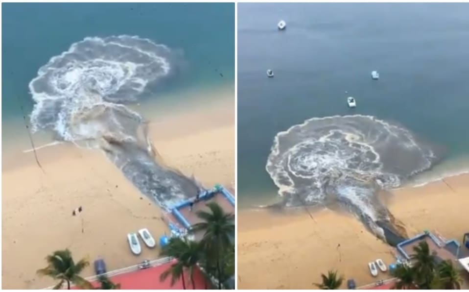 exhiben-tremendo-derrame-de-aguas-negras-en-playa-de-acapulco