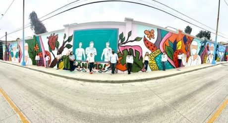 Dañan mural dedicado al personal médico en Tijuana