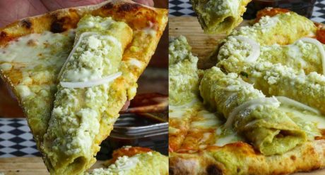 Pizza enchilada causa furor