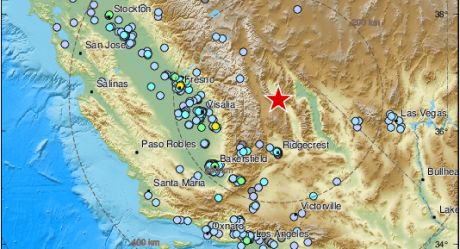 Un sismo de 5.8 grados remece California