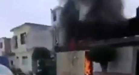 VIDEO: Violencia regresa; comando lanza explosivos contra viviendas