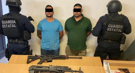 Agarran a 'el Basuras' en Tecate con armas de grueso calibre