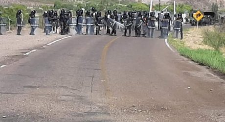 Guardia Nacional enfrenta a agricultores en Chihuahua