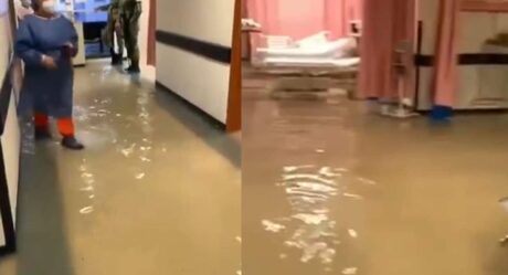 VIDEO: Se inunda Hospital Materno Infantil