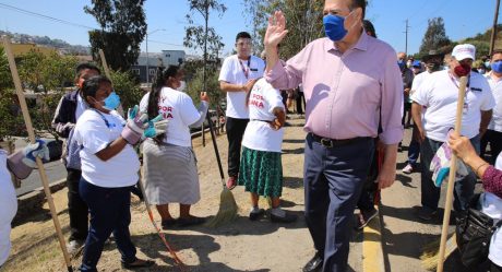 Municipio realiza jornada de limpieza en bulevar Fundadores