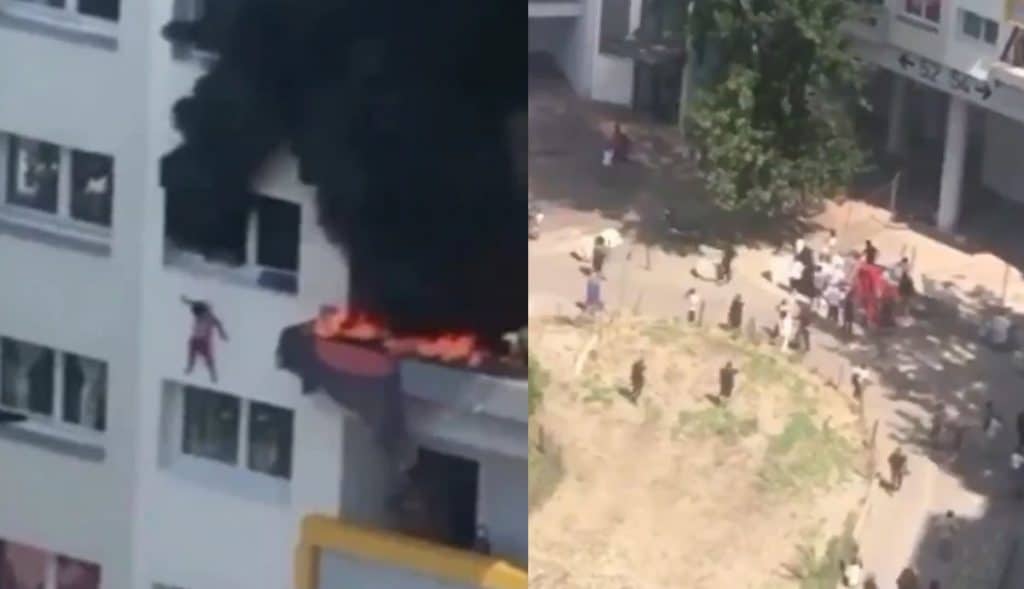 VIDEO-Niños saltan-de-edificio-en-llamas-para-salvar-sus-vidas