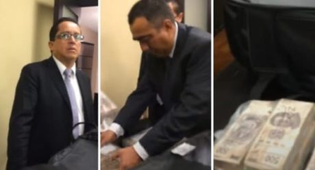 VIDEO: Así entregaban los fajos de billetes en caso Lozoya