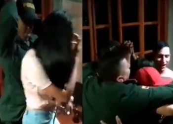 VIDEO-Policías-acuden-a-fiesta-para-clausurarla-y-terminan-bailando