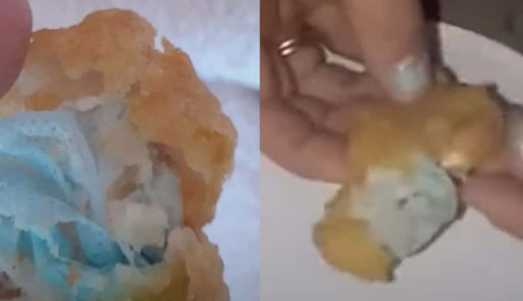 VIDEO-Niña-halla-pedazos-de-cubrebocas-en-nuggets