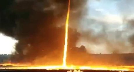 VIDEO: 'Tornado de fuego' azota a California