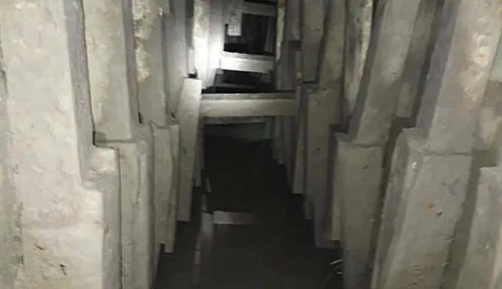 Hallan-túnel-entre-México-y-Estados Unidos- está-resguardado