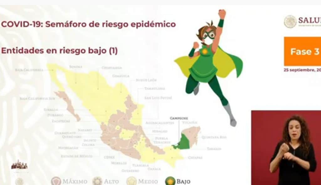 México-ya-tiene-un-estado-en-verde-en-Semáforo epidemiológico