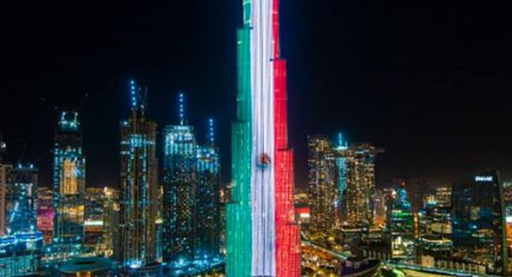 FOTO: Dubái ilumina el rascacielos Burj Khalifa con bandera de México