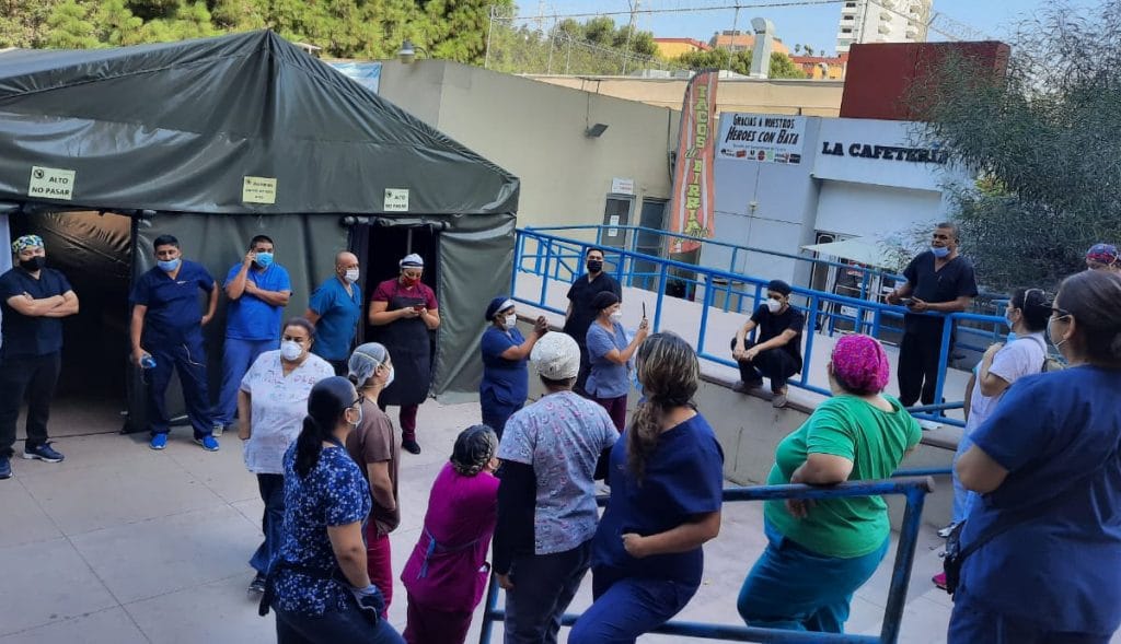 Trabajadores-de-la-salud-realizan-paro-en-Hospital-General-de-Tijuana
