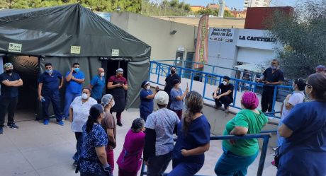 Trabajadores de la salud realizan paro en Hospital General de Tijuana