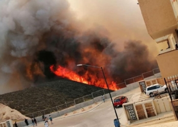 VIDEO-Fuerte-incendio-en-pastizal-amenaza-viviendas