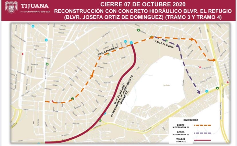 suspenden-circulacion-en-tramo-del-bulevar-el-refugio