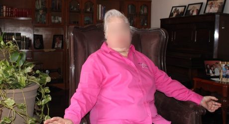María es sobreviviente de cáncer de mama desde hace 27 años