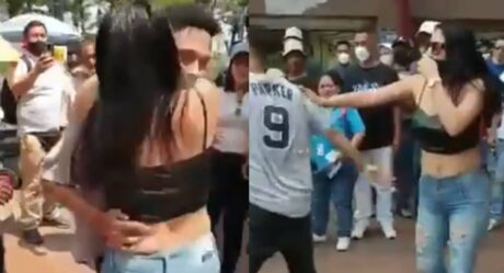 VIDEO: Encuentra a su ex con novia; se arrodilla por 'oportunidad'