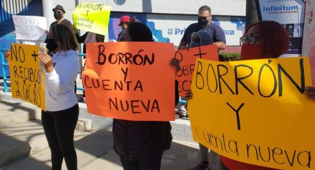 Marchan contra 'recibos locos' de agua