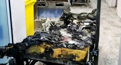 Incendio en hospital con pacientes Covid-19 deja 10 muertos