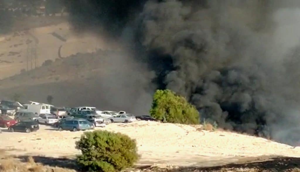 Fuerte-incendio-consume-decenas-de-autos-en- corralón