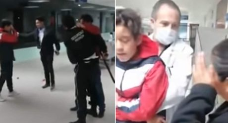 VIDEO: Llevan a su hijo al hospital; agreden a médicos y guardias