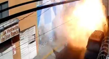 VIDEO: Así fue la gran explosión en pizzería que dejó heridos