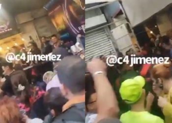 VIDEO-Se-aglomeran-en-chelería-con-música-vivo-y-sin-cubrebocas