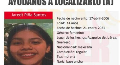 Activan Alerta Amber para localizar a Jeret Piña Santos de 14 años