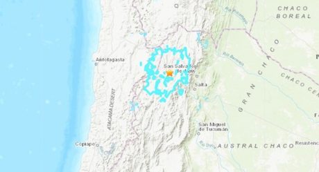 Terremoto de 6,1 sacude  Argentina