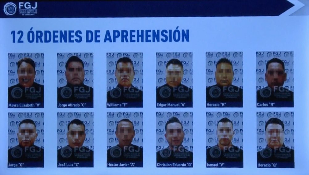 12 POLICíAS SON LOS PRESUNTOS CULPABLES DE LA MASACRE DE TAMAULIPAS