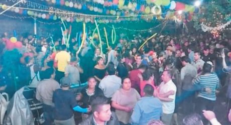 Fiestas patronales terminaron con medio pueblo contagiado