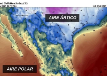 ALERTAN POR LLEGADA DEL FRENTE FRíO 36 MANTENDRá BAJAS TEMPERATURAS