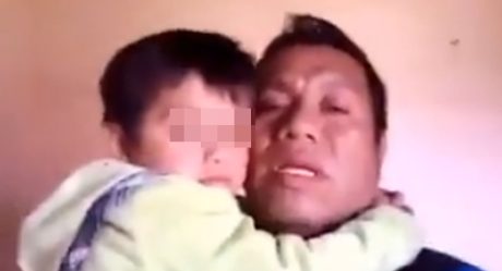 VIDEO: Encarcelan a niño de cuatro años junto a su papá