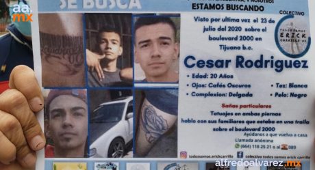 Realizarán marcha por estadounidense desaparecido en Tijuana