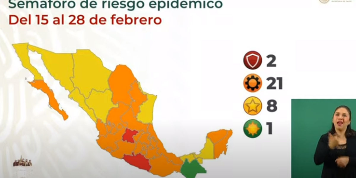 FEDERACIóN PONE EN SEMáFORO AMARILLO A BAJA CALIFORNIA