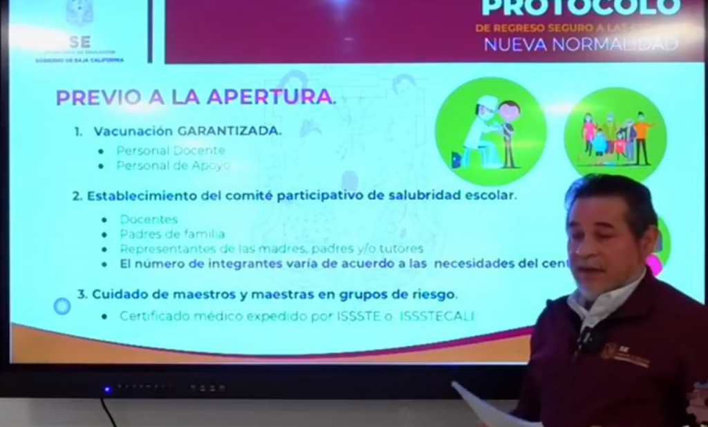 ASí SERá EL PROTOCOLO DE REGRESO A CLASES PRESENCIALES